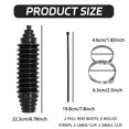 thumbnail image 3 of WRXMIJNHGSA Equipment Package Under $10 Tool Bag Rack And Pinion Boot Inner Tie Rod Boot Silicone Car Steering Rack Boot Kit Inner Tie Rod Boot Tool Set With Rack And Pinion Cable Ties And Clamps, 3 of 9