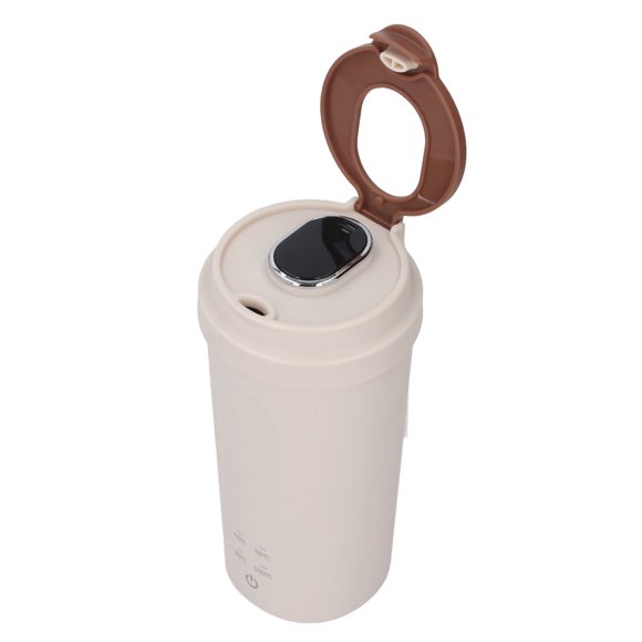 Portable Electric Kettle, Mini Hot Water Boiler Quick Boiling 500ml 5000mAh Stainless Steel Rechargeble for Tea Coffee Milk