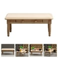 thumbnail image 2 of CIMAXIC Mini Table d'Appoint de Maison Modèle en Bois Non Motif Déco de Table Mini Table Modèle,4.06"X2.01"X1.61 Pouces, 2 of 4