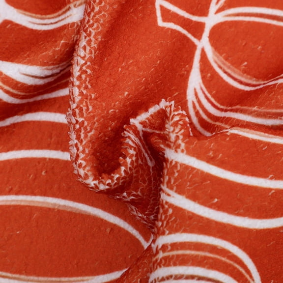 OUNONA Assorted Color Microfiber Pumpkin Kitchen Towels Comfortable and Scratch-Resistant 2Pcs