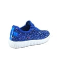 thumbnail image 2 of Remy-18k Youth Girl's fashion Flat Lace Up Light weight Glitter Sneaker Athletic Shoes, 2 of 2