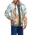 thumbnail image 2 of Kdxio Animals-1 Print Men Hoodies Casual Hoodies for Men with Zip Pockets Full Zip Long Sleeve Sweatshirt Sports Hooded Jacket-XX-Large, 2 of 5