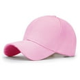 thumbnail image 1 of Gorra de béisbol sencilla Gorra parasol para exteriores para hombres y mujeres, gorra de color liso, 1 of 5