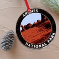 thumbnail image 3 of AatoeaX Unique Arches National Park Ornament: Red Rock Formations Art, Transparent Acrylic, Hanging Decor for Adventure Seekers, Nature Fans & Home Accents, 3 of 6