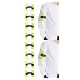 thumbnail image 4 of Wweixi 4pack/lot Sturdy And Durable Arm Badge Holders For ID Card Adjustable Wide Application PVC fluorescent green 2Set, 4 of 6