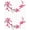 Pink, variant on Cherry Blossom Patches Iron on Patches Embroidery Appliques DIY Trim for Jeans Garment Jacket Backpack Decoration Cherry Blossom Patch Flower Pink