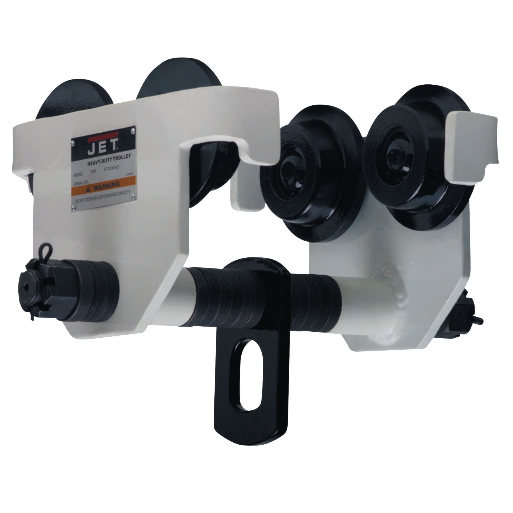 Jet HDT Series Manual Trolley, 1 Ton, 3" 8" Beam Width