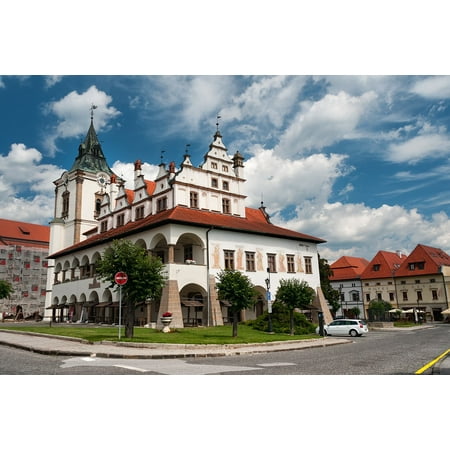 Canvas Print City Sky LevoÃƒÆ’Ã¢â‚¬Å¾Ãƒâ€šÃ‚Âa Historically Old Town Slovakia Stretched Canvas 10 x