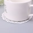 thumbnail image 5 of Lace Coasters 100pcs Glass Cup Mats Paper Cup Pad Paper Texture Suitable for Drinking Water Home Office Drinking, 5 of 8