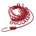 thumbnail image 4 of Tendedero, cordón de lavandería elástico en la playa, colgador esencial para secar la ropa, cuerda elástica de secado portátil, tendedero de viaje Rojo Gloria tendedero, 4 of 9