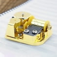 thumbnail image 6 of HUONA 18 Note Musical Mechanism Movement Golden Clockwork Music Movement for DIY Music Box Type 11, 6 of 10