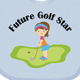 thumbnail image 4 of Inktastic Future Golf Star Girls Golfing Girls Baby Bib, 4 of 4