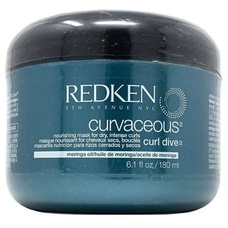 Redken Curvaceous Curl Dive Nourishing Mask with Moringa Oil 6.1 oz
