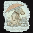 thumbnail image 4 of CafePress - Rescue Dog Quote Women's T Shirt - Women's Traditional Fit Dark T-Shirt, 4 of 5