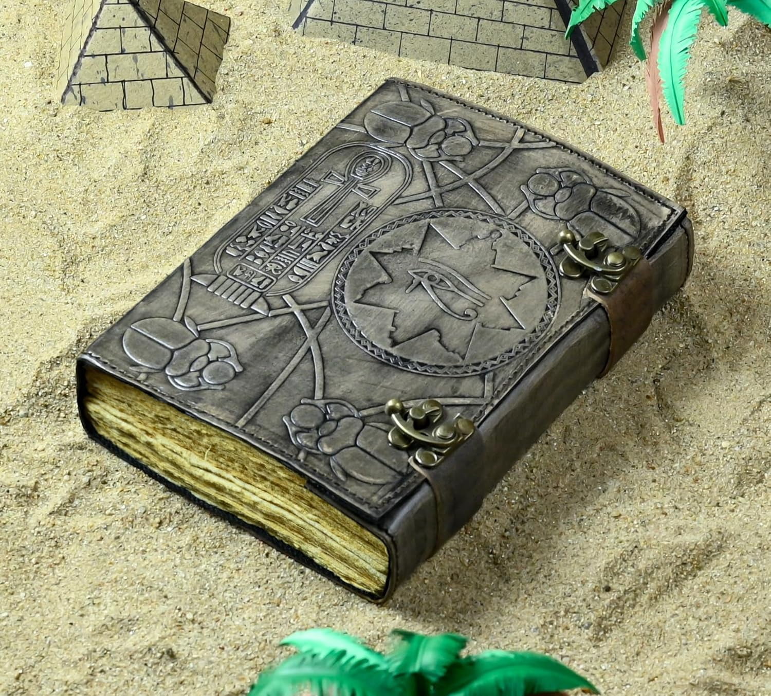 The Book of Hamunaptra Leather Journal  Book of  Dead  Evil Necronomicon Book of Shadows Journals Spell Books 8x6 in 200 Pages