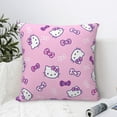 thumbnail image 6 of Hello Kitty Pillow Cover, Square Throw Pillow Cases For Couch Sofa Bed Living Room,Home Decorative, 24"X24", 6 of 9