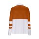 thumbnail image 4 of HongQid Women's Long Sleeve Shirts Color Block Zipper Lapel Tops Tunics Casual Fall Ladies Tees, 4 of 5