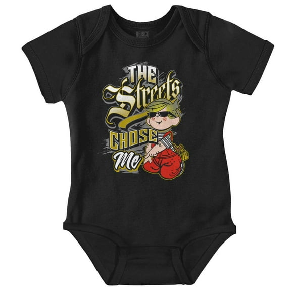 Dennis The Menace Streets Chose Me Bodysuit Jumper Boys Infant Baby Brisco Brands NB