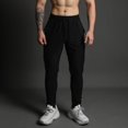 thumbnail image 4 of Mallas deportivas de secado rápido y alta elasticidad para hombre, para correr, que absorben el sudor, transpirables, que levantan la cadera, de seda de hielo, ligeras y ajustadas, para entrenamiento, 4 of 6