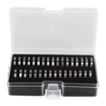 thumbnail image 2 of Sizer Measuring Tool Portable Exquisite Polishing Stainless Steel Finger Rings Gauge  Sizer Tool Kit With Storage Box, 2 of 8