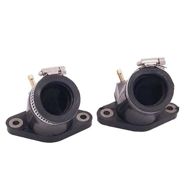 Bota De Junta De Colector De Admisión De Carburador De 2 Piezas, Admisión De Brida De Goma De Carburador Para Yamaha V Star XVS650, XVS400 (1998-2016) Macarena Colector de admisión del carburador
