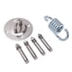 thumbnail image 3 of Gancho De Anclaje Para Montaje En Pared De Techo, Ancla De Montaje En Pared De Hamaca De Acero Inoxidable Conexión Firme Resistencia A La Corrosión Durable Para Silla Colgante ANGGREK Ceiling Wall Mount Anchor Hook, 3 of 8