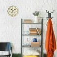 thumbnail image 4 of Silent Non Ticking Round Wall Clock, Bee and Honeycomb Vintage Home Decor Battery Operated for Living Room, Kitchen, Bedroom, 4 of 4