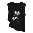 thumbnail image 4 of Ichuanyi Women Casual Fashion Printed Sleeveless Top Blouse Tank Camisole, 4 of 7