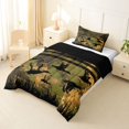 thumbnail image 2 of Manfei Mallard Duck Twin Comforter Sets,Rustic Farmhouse Bedding Set,Pixeled Camouflage Decor,Black Reversible,2-Piece,1 Comforter and 1 Pillowcase, 2 of 7
