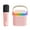 1 mic-pink, variant on Adofi Upgraded Mini Karaoke Machine for Kids, Portable Bluetooth Speaker with Wireless Microphone for Kids Toddler, Microphone for Kids, kids Toys Gifts for Girls Boys Birthday Home Party, 2 Mics