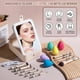thumbnail image 2 of Set de brochas de maquillaje BS-MALL, tamaño grande, con espejo LED, 15 unidades, con funda, 2 of 6