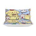 Cartoon Pompompurin Soft 3Piece Bedding Set (1 Duvet Cover + 2 Pillow