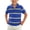 Blue, variant on Boys Striped Polo Shirts, Summer Collared Casual School Uniform Short Sleeve Shirts Red Size 5-6 T