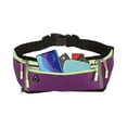 thumbnail image 3 of Uxcell Slim Running Belt, Workout Fanny Pack Women Men Waist Pack Purple, 3 of 6