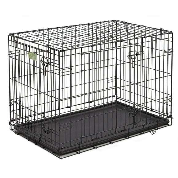 MidWest iCrate Double-Door Folding Dog Crate with Divider Panel