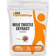 BulkSupplements.com Milk Thistle Extract Powder - Liver Support - Milk Thistle Supplement (1kg - 2.2 lbs)