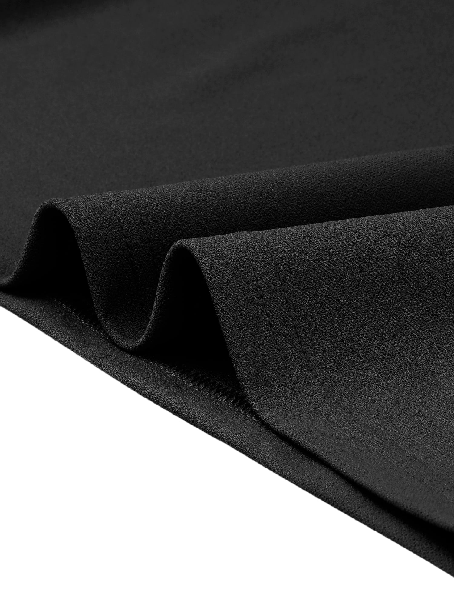 DARING DIVA Women's Boat Neck Sleeveless Ruched Pencil Dress M Black