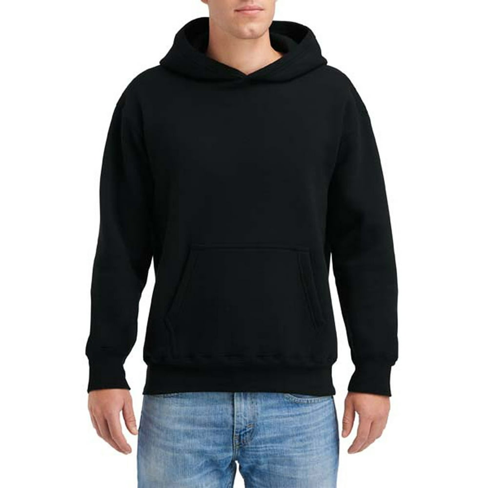 gildan black hoodie xl