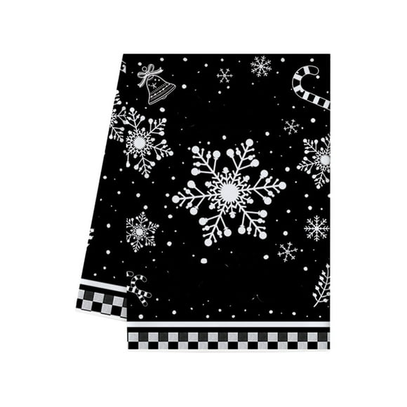 Christmas Towels Kitchen Kitchen Dishes Towels Merry Christmas 23.6X15.8 Inches Winter Drying Cloth Tea Towels for Cooking And Baking Tea Towels for Kitchen