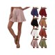 thumbnail image 3 of Txlixc Pantalones cortos casuales de verano para mujer, pantalones de pierna ancha de cintura alta de color sólido con dobladillo con volantes, S/ M/ L/ XL/ XXL Txlixc Estilo de ocio, 3 of 3