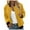 Gold, variant on Women's Bomber Jacket Casual Coat Zip Up Outerwear Windbreaker with Pockets S-XXL