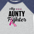 thumbnail image 4 of Inktastic Breast Cancer Awareness My Aunty is a Fighter Boys or Girls Baby Bodysuit, 4 of 5