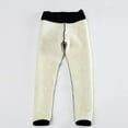 thumbnail image 4 of Women Winter Wool Fleece Thermal Leggings Thicken Warm Skinny High Waist Pants BLACK-XXL, 4 of 8