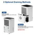 thumbnail image 4 of Shinco Dehumidifier w/ Lightweight Design & Quiet Operation for 1500 Sq Ft, 4 of 7
