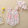 thumbnail image 2 of THJRPQJFD Boys Suit Size 8 Baby Girls Overalls Size 14-16 Girls Straps Apple Print Romper Sunsuit Hat Bodysuit, Fruit-inspired Baby Clothes Boy 12-18 Months, 2 of 4