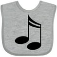 thumbnail image 3 of Inktastic Music Notes Musician Gift Boys or Girls Baby Bib, 3 of 4