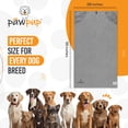 thumbnail image 3 of PAWPUP Dog Towel Super Absorbent Quick Drying Super Soft Microfiber Pet Towel for Dogs, Cats and Other Pets (55 x 28 Inches, Grey), 3 of 7