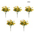 thumbnail image 2 of CNKOO 5 Pieces/Kit Artificial Flower Fake Plants Simulation Heads Chrysanthemum Wedding Decor Centerpieces Photography Props, 2 of 9