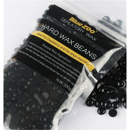 100g/Bag Hard Wax Beans,Rapid Melt Hair Removal Hard Wax Waxing (Best Wax For Back Hair Removal)