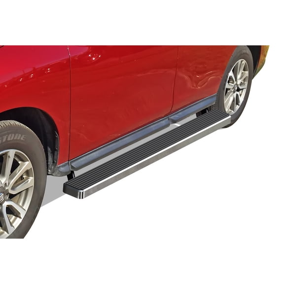 2013-2018 Infinti Qx60 2013-2019 Nissan Pathfinder (Excl. Platinum Model) Hairline Finish 5 Inch Door To Door Side Bar Side Step Running Board